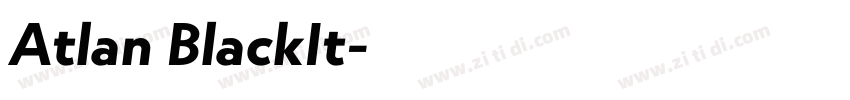 Atlan BlackIt字体转换 Atlan BlackIt字体转换